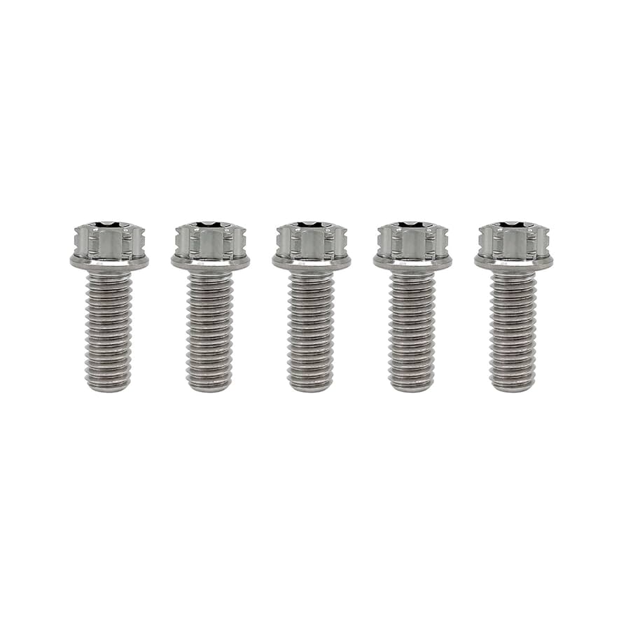 1 / 5 satton⭐︎ RISON Titanium Bolts M10 x 1.5 x 20 mm Titanium Screws Torx